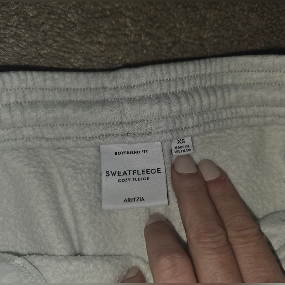 Aritzia Sweatfleece Boyfriend Wide Leg Sweatpants, Size XS - Picture 3 of 3